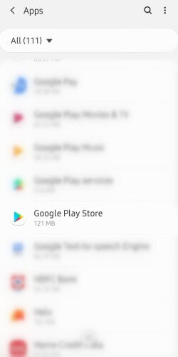 Choose Google Play Store