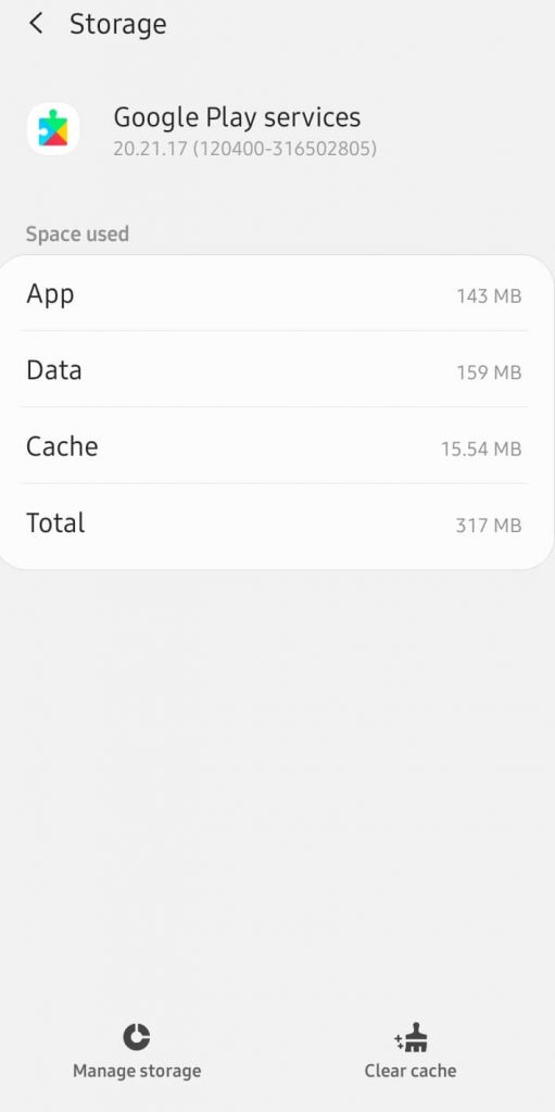 Clear Cache and Storage