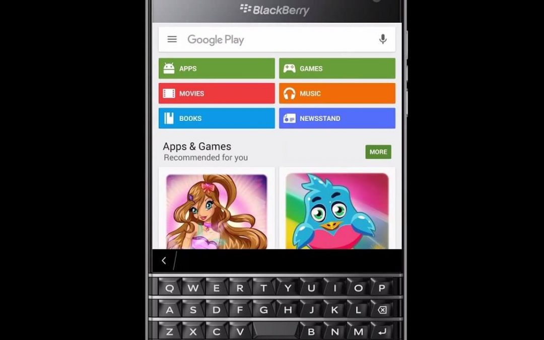 Google Play Store for Blackberry
